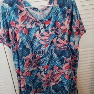 Dept 222 2XL pocket pullover Top